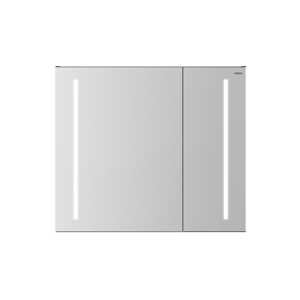 BM1001-075 (哑光白）金属镜柜