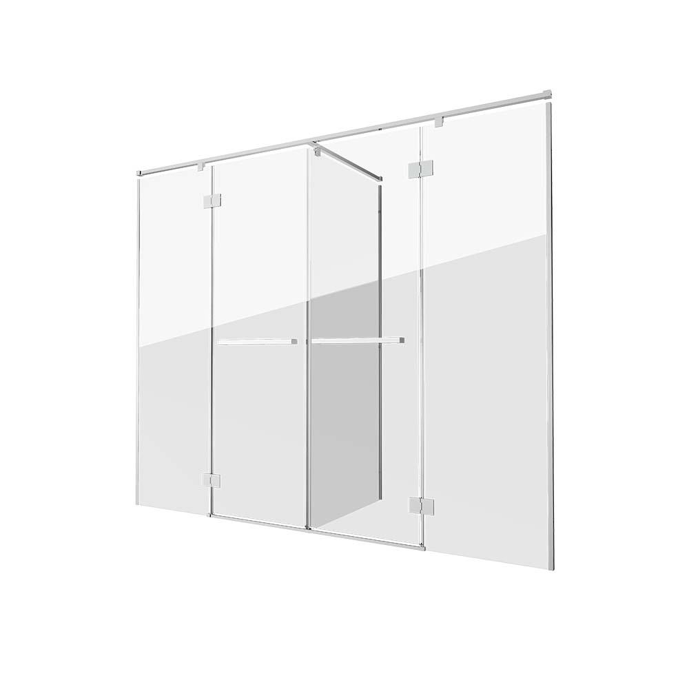 平开门淋浴房HLG102T52\T型\三固两活