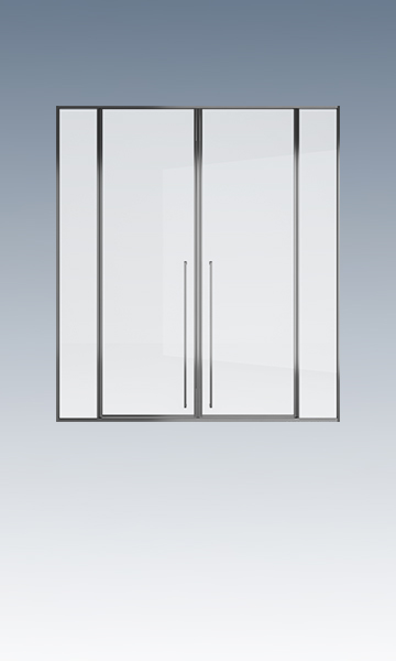 平开门淋浴房LLG505T52-非标\T型\二活